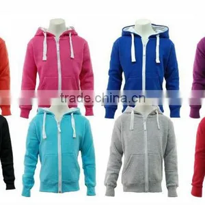 Fleece Customized Zip up Hoody thumbnail-1