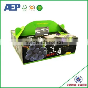 High Quality Costom Logo Corrugated Paper Cherry Packing Boxes thumbnail-1