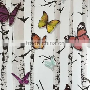 Colorful Butterfly Vinyl Wallpaper thumbnail-2
