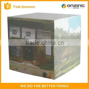 OEM High Quality 12x12x12 Paper Memo Note Cube for Office thumbnail-1