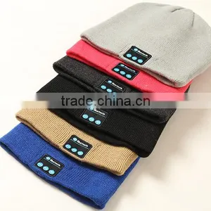 Bluetooth Beanie Hat,Winter Outdoor Sport Premium Knit Cap With Wireless Stereo Headphone thumbnail-1