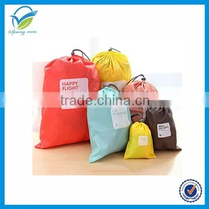 Waterproof Nylon Drawstring Bags Ditty Bag Cord Bag for Home Storage Travel Use 4 Different Size thumbnail-1