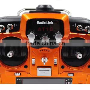 RadioLink AT10II 2.4G 10CH Radio Transmitter With R10DII Receiver thumbnail-3