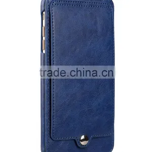 Newly Flip Cover Phone Case Blue PU Leather Case for Apple IPhone 7 Plus(5.5") thumbnail-2