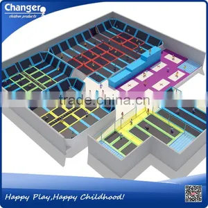 China Factory TUV/ASTM/CE Certificate Free Design Cheap Kids Indoor Trampoline Tuv thumbnail-1