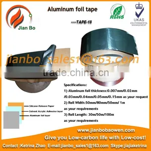 Hot Sell Flame Retardant Aluminum Foil Tapelame Retardant thumbnail-1