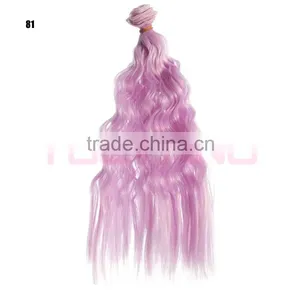 No Shedding Factory Price Synthetic Straight Wavy Hair Extension thumbnail-4
