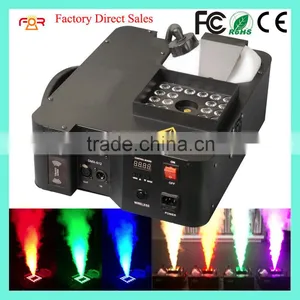 Up Spraying Pyro Vertical 3in1 RGB 24*3w LED Fog Machine 1500w DJ Geyser RGB thumbnail-1