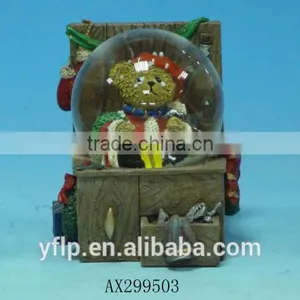 Christmas Decoration Resin Snow Globe Glass Snow Globe Crafts thumbnail-3