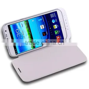 Rechargeable 4200mAh Power Bank With Flip Cover Case For Samsung Galaxy Note2 N7100 thumbnail-1