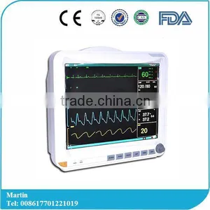 CE&ISO Cheap Price Medical 15 Inch Large Touch Screen Handheld Portable Multi-Parameter Patient Monitor for Clinic Use thumbnail-1