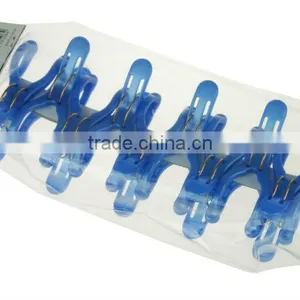 New PP 12Pcs Holded Plastic Clothes Hanger Clips thumbnail-1