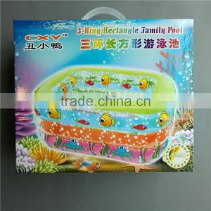 Wholesale Hot Sell Multifunction Pvc 3 Layers Rectangle Household Pool Toy Family Pool for Outdoor Game thumbnail-1