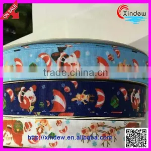 Christmas Print Grosgrain Ribbon thumbnail-3