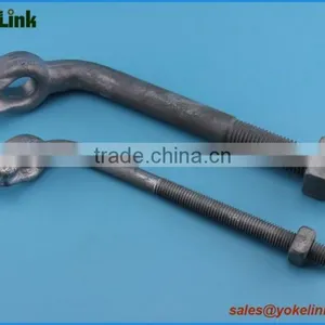 Carbon Steel HDG Angle Thimbleye Bolt thumbnail-1