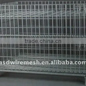 Storage Racks/wire Mesh Container With Wheel thumbnail-1