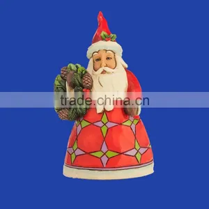 Gift Item Custom Resin Christmas Sleepy Santa Claus Figurine thumbnail-1