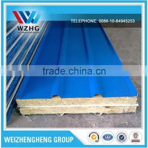 Best Selling Products Rockwool Roof Sandwich Rockwool Insulation Sandwich Panel thumbnail-2
