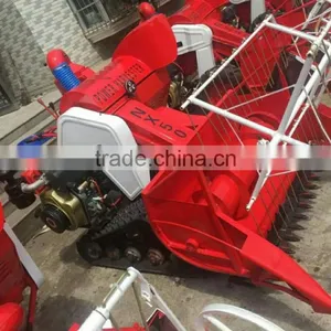 Track Wheels Rice / Wheat Combine Harvester thumbnail-1