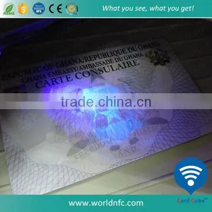 Customize Logo Watermark Security Plastic ID Card thumbnail-1