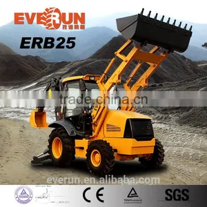 EVERUN Backhoe Loader 8ton 7ton 6ton, 4x4 Carraro Transmission, 1.15m3 thumbnail-1