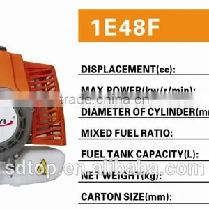 2-stroke Strong Power Gasoline Recoil Engine 1E48F for Brush Cutter /hedge Trimmer thumbnail-1