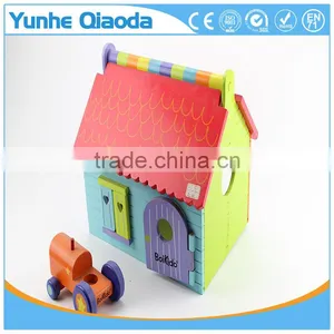 Early Learning Wooden Play Toys House Packing House Toy thumbnail-2