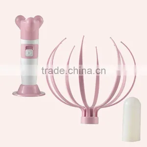 Factory Supply 3 in 1 Multifunctional 9 Claws Head Massager thumbnail-6