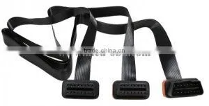 Flat OBD2 Spitter Y Cable 16pins Female to 2 Pieces 16pin Male thumbnail-1