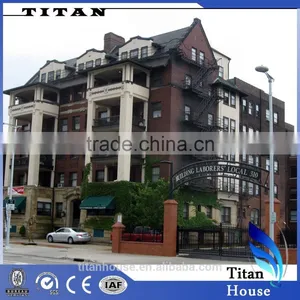 Affordable Modular Modern Design Prefab Steel Frame Apartment Building thumbnail-1