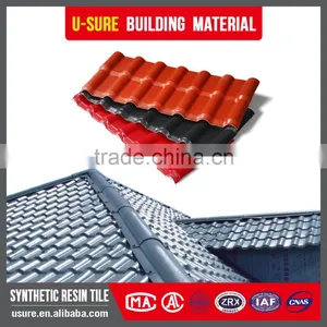 Colored Corrugated Lightweight Synthetic Spanish Roof Tile thumbnail-1