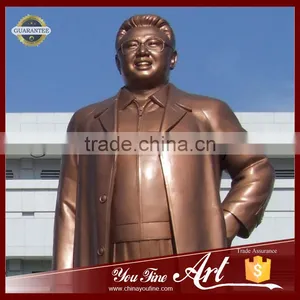 Outdoor Decoration Speech Bronze Male Sculpture thumbnail-3