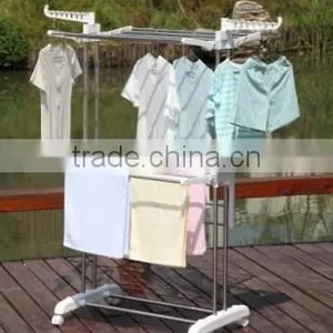 Vivinature Foldable Compact Storage Drying Clothes Rack System thumbnail-2