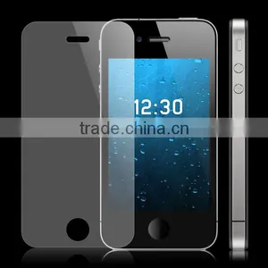 Clear Protective Film Tempered Glass Screen Protector for Iphone4 thumbnail-1