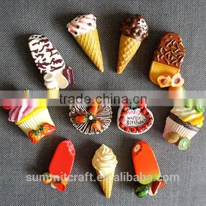 3d Kids Refrigerator Magnets Resin Sweet Ice Cream Magnet thumbnail-1