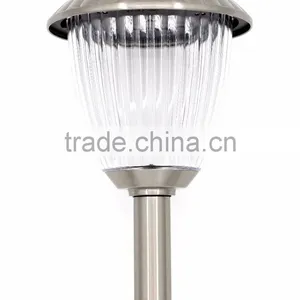 8pk Stainless Steel Solar Path Light Outdoor LED Landscape Lawn Garden Lamp- 115 mm thumbnail-3
