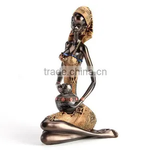 Carving Africa Sexy Woman Resin Figurine For Sale thumbnail-1