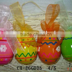 Glazed Ceramic Easter Egg Hanging thumbnail-1