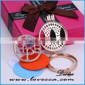Wholesale Stainless Steel Jewelry Diffuser Necklace With Plated Rose Gold thumbnail-5