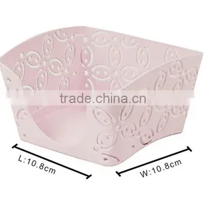 Pink Arc-shaped Metal Punched Office Desktop Note Holder thumbnail-5