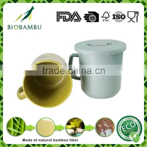 Traditionary Biological Cheap Bamboo Fiber Coffee Cup Mugs thumbnail-2