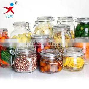 Seal and Clear Storage for Whole Grains/Transparent Glass Container thumbnail-1