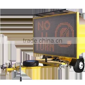 Mobile LED Variable Message Signs VMS Trailer For Sale thumbnail-4