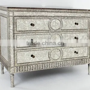3 Drawers Living Room Furniture Solid Wood Cabinet thumbnail-1