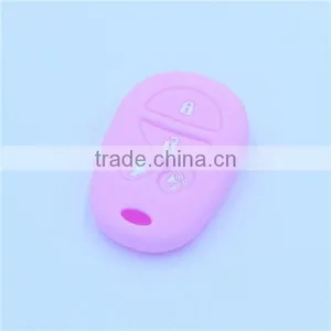 Silicone Fob Keys Jacket Fit for TOYOTA Solara Sienna Remote Key Case 4 Button thumbnail-2