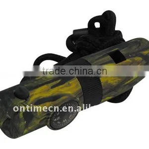 7 in 1 Whistle ,emergency Whistle With Compass thumbnail-1
