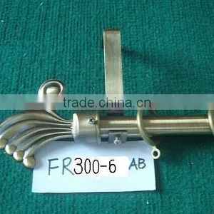 Antique Brass Metal Curtain Rod With Beest Choosing Finals thumbnail-1