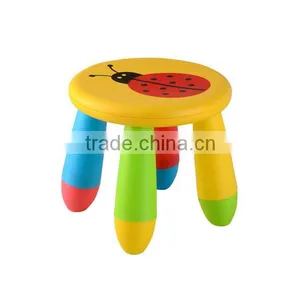 Easy Fold Round Plastic Cartoon Bee Foot Stool for Children thumbnail-1