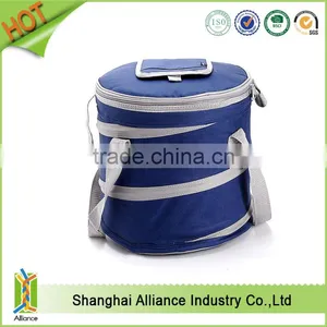 Cooler Bag/ Collapsible Round Cooler Bag/ Car Cooler Bag 12v thumbnail-2