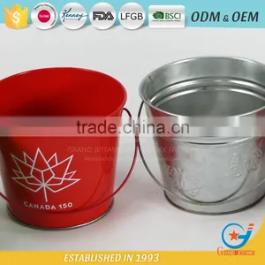 Garden Iron and Zinc Wholesale Galvanised Buckets for Flowers Zinc Buckets for Flowers thumbnail-6